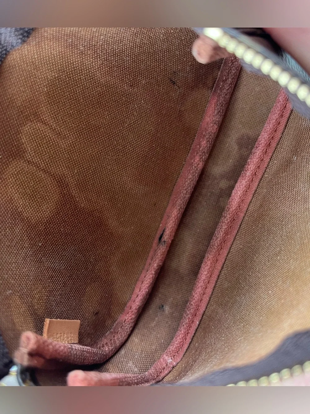 LOUIS VUITTON 2020 Monogram Pouchette Chain Y2K Mini Bag
